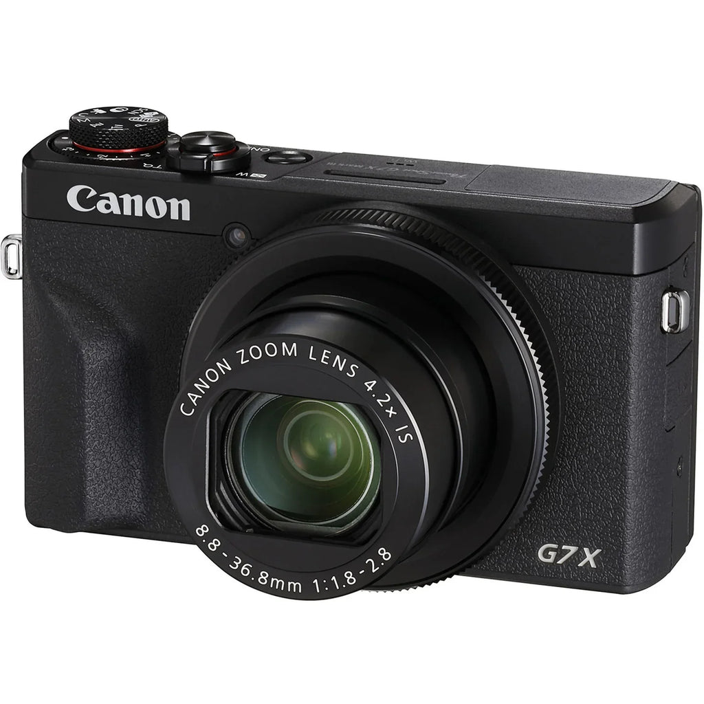 Canon PowerShot G7 X Mark III Digital Camera – Black | 20.1MP 4K Vlogging Camera with Wi-Fi & Bluetooth