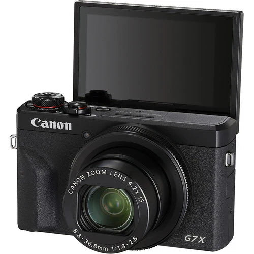 Canon PowerShot G7 X Mark III Digital Camera – Black | 20.1MP 4K Vlogging Camera with Wi-Fi & Bluetooth